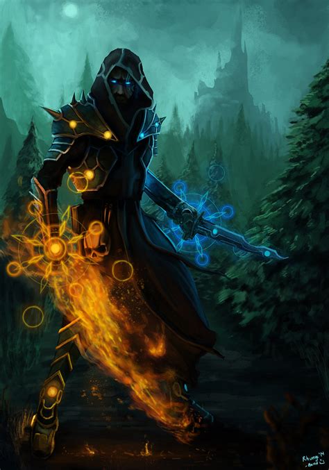The warlock of elemental magic